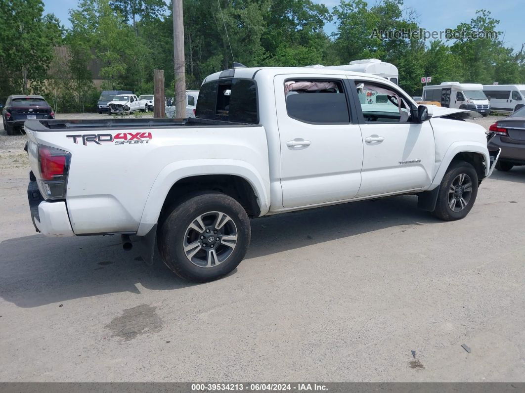 2017 Toyota Tacoma Trd Sport White vin: 3TMCZ5ANXHM077395