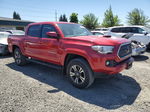 2019 Toyota Tacoma Double Cab Red vin: 3TMCZ5ANXKM199021