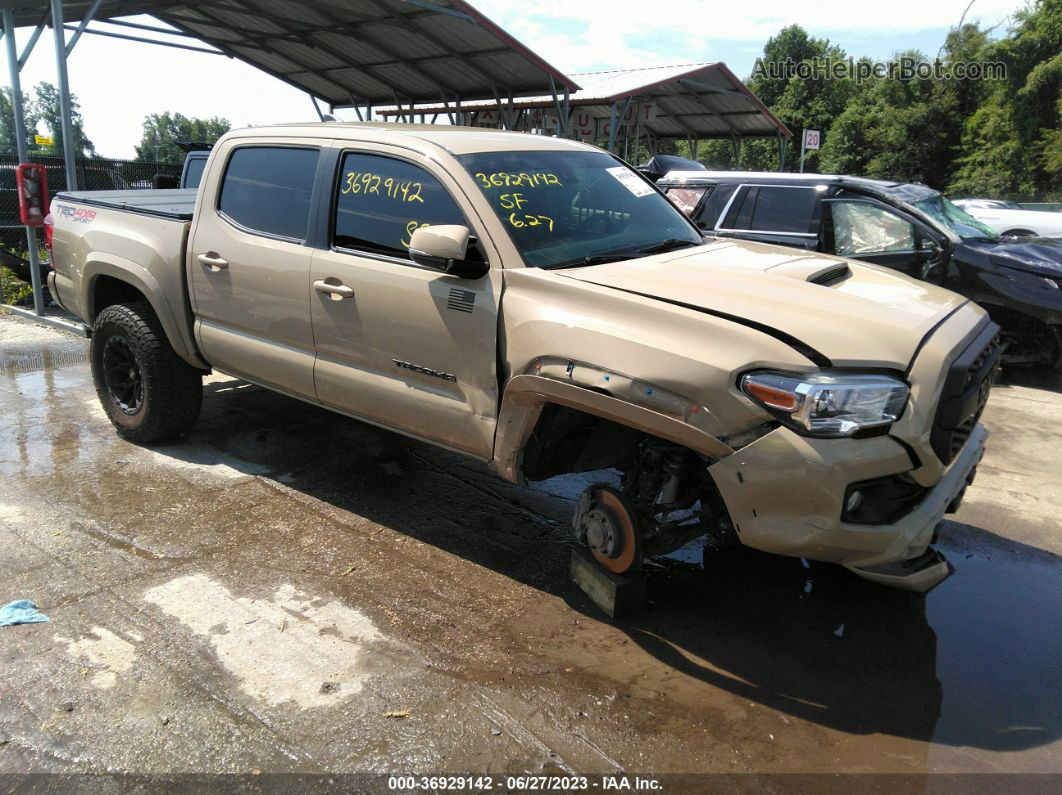 2019 Toyota Tacoma 4wd Sr/sr5/trd Sport Beige vin: 3TMCZ5ANXKM207795