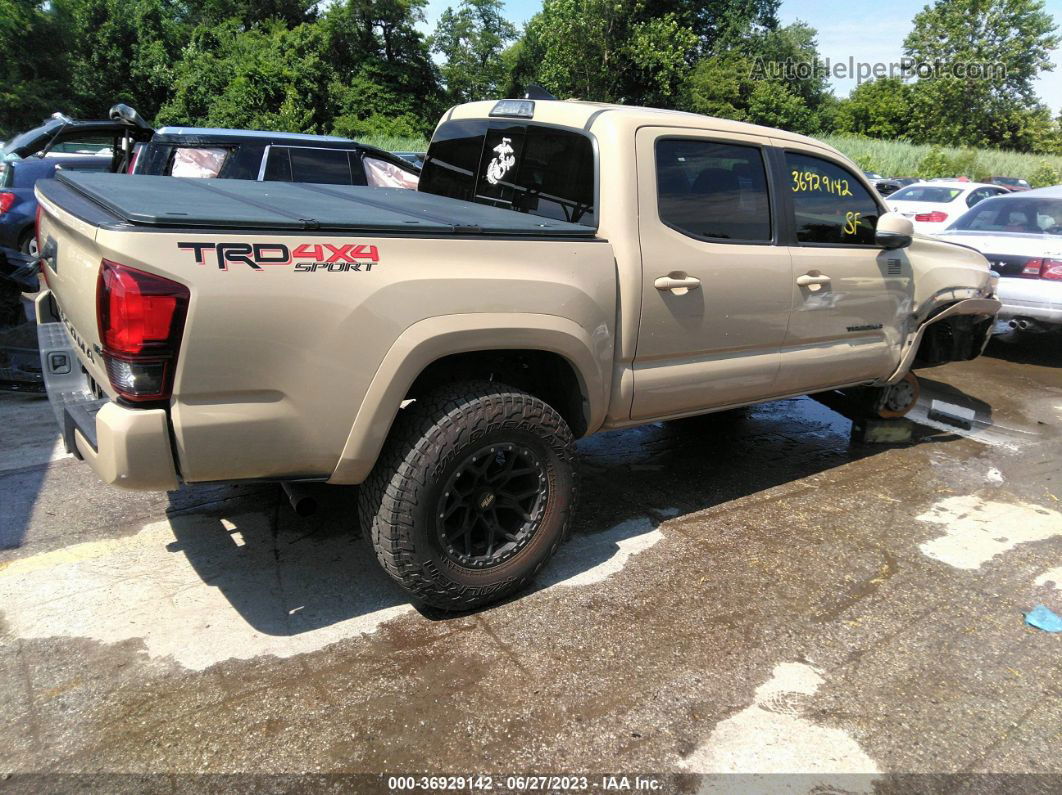 2019 Toyota Tacoma 4wd Sr/sr5/trd Sport Beige vin: 3TMCZ5ANXKM207795