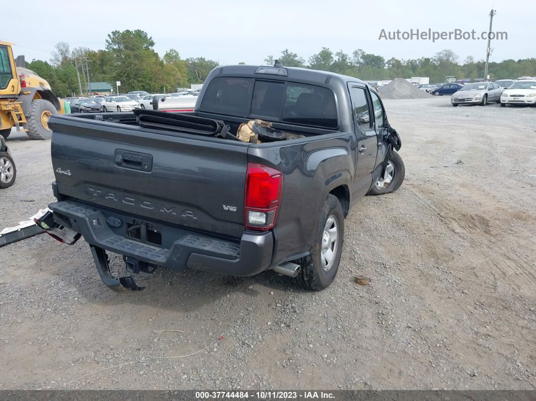 2019 Toyota Tacoma 4wd Sr/sr5/trd Sport Gray vin: 3TMCZ5ANXKM253756