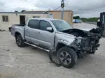 2019 Toyota Tacoma Double Cab Silver vin: 3TMCZ5ANXKM268130