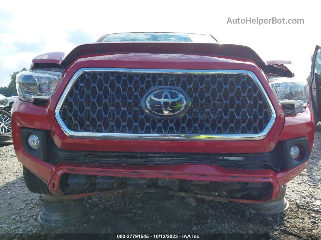 2019 Toyota Tacoma Trd Off Road Red vin: 3TMCZ5ANXKM270606