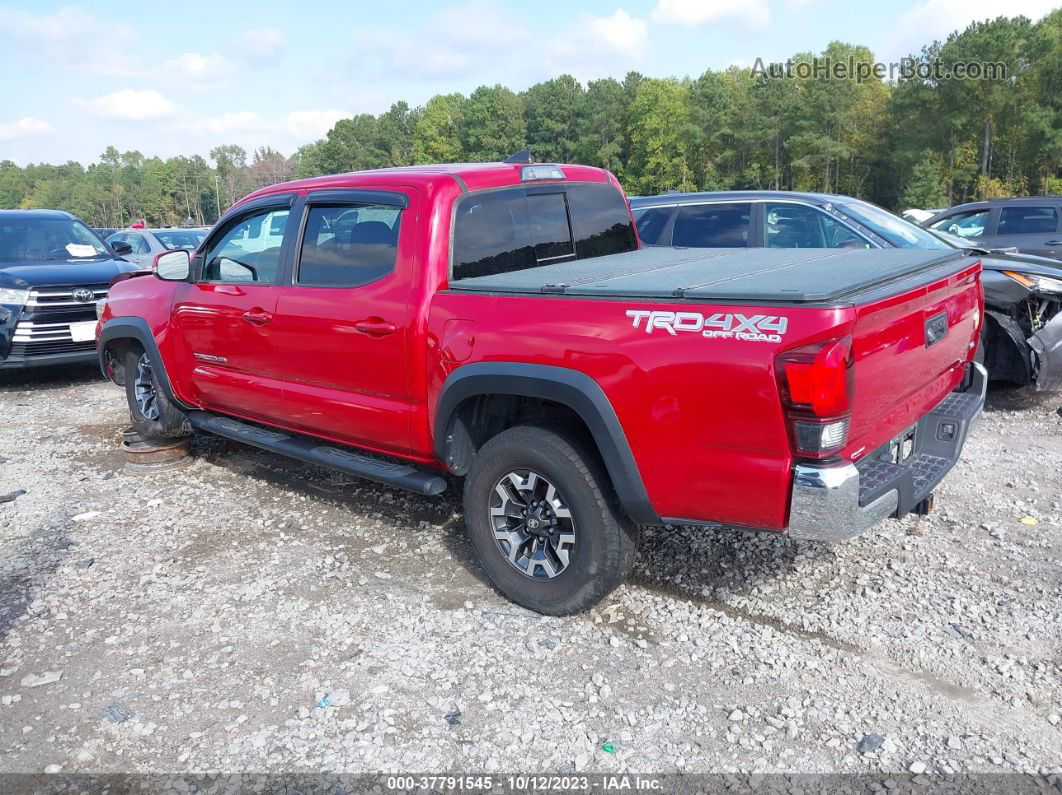 2019 Toyota Tacoma Trd Off Road Red vin: 3TMCZ5ANXKM270606