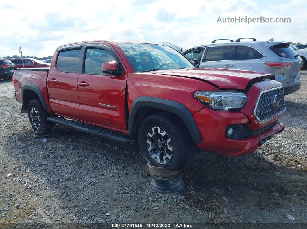 2019 Toyota Tacoma Trd Off Road Red vin: 3TMCZ5ANXKM270606