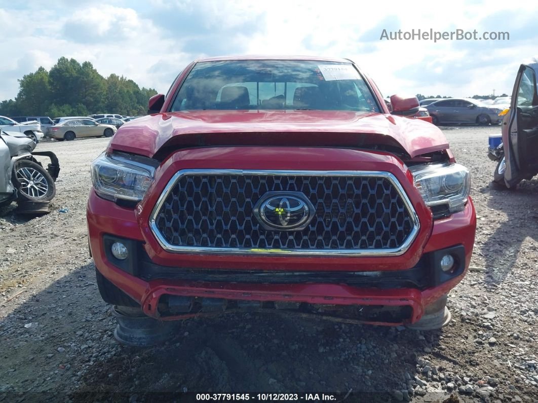 2019 Toyota Tacoma Trd Off Road Red vin: 3TMCZ5ANXKM270606