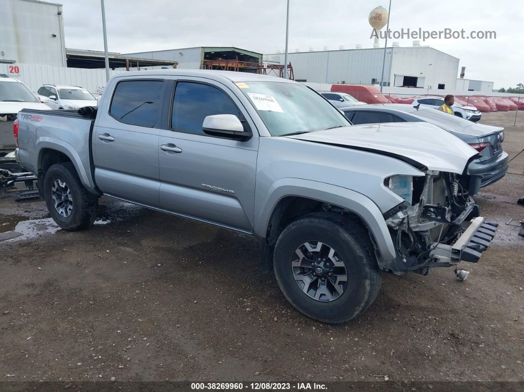 2019 Toyota Tacoma 4wd Sr5 Silver vin: 3TMCZ5ANXKM282299