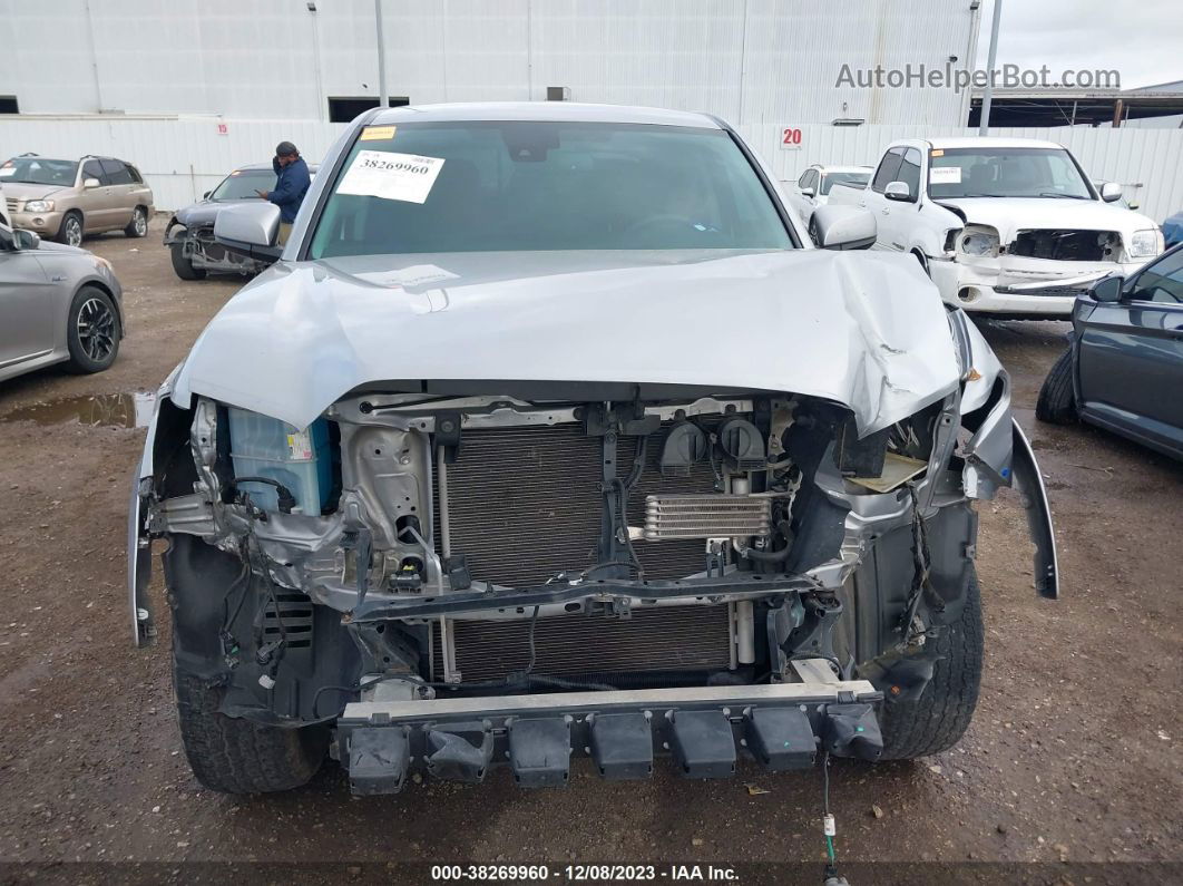 2019 Toyota Tacoma 4wd Sr5 Silver vin: 3TMCZ5ANXKM282299