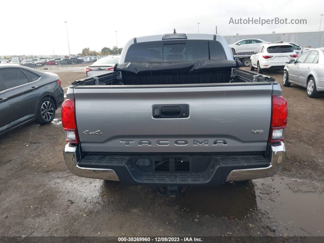 2019 Toyota Tacoma 4wd Sr5 Silver vin: 3TMCZ5ANXKM282299