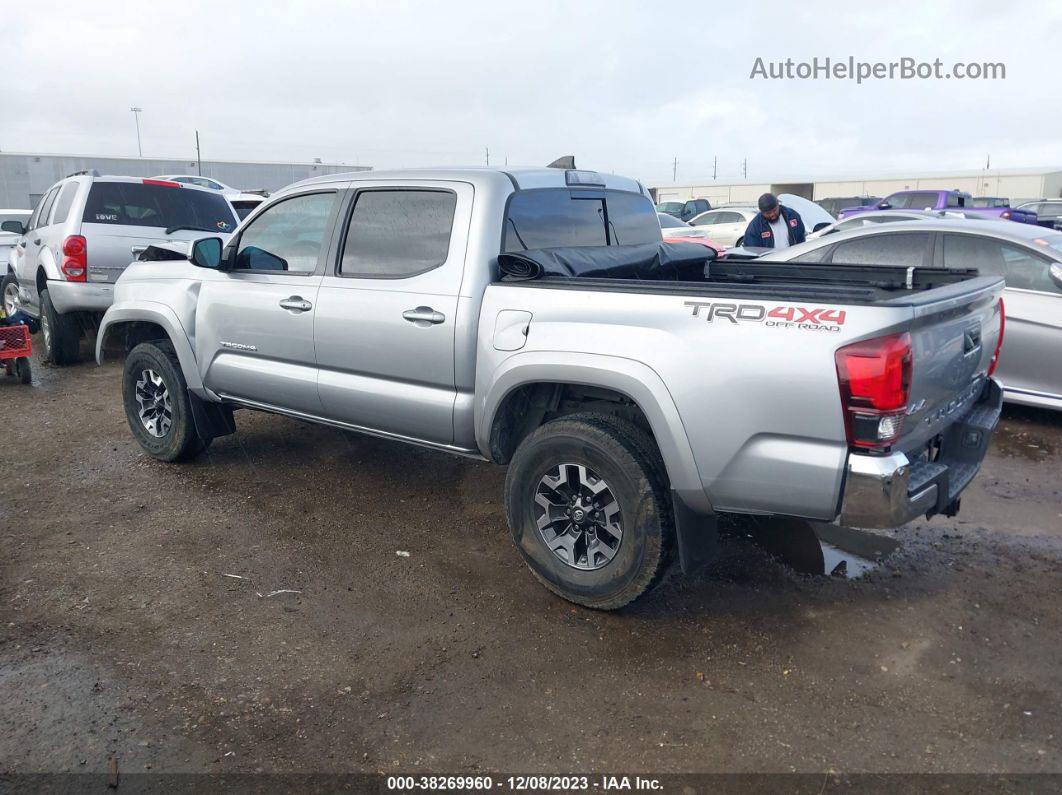 2019 Toyota Tacoma 4wd Sr5 Silver vin: 3TMCZ5ANXKM282299