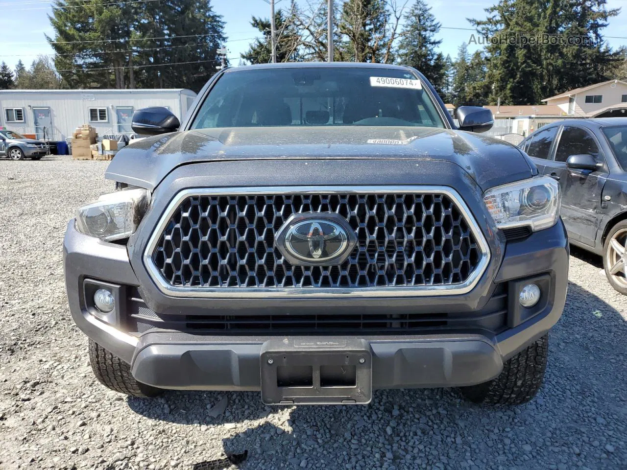 2019 Toyota Tacoma Double Cab Charcoal vin: 3TMCZ5ANXKM283551