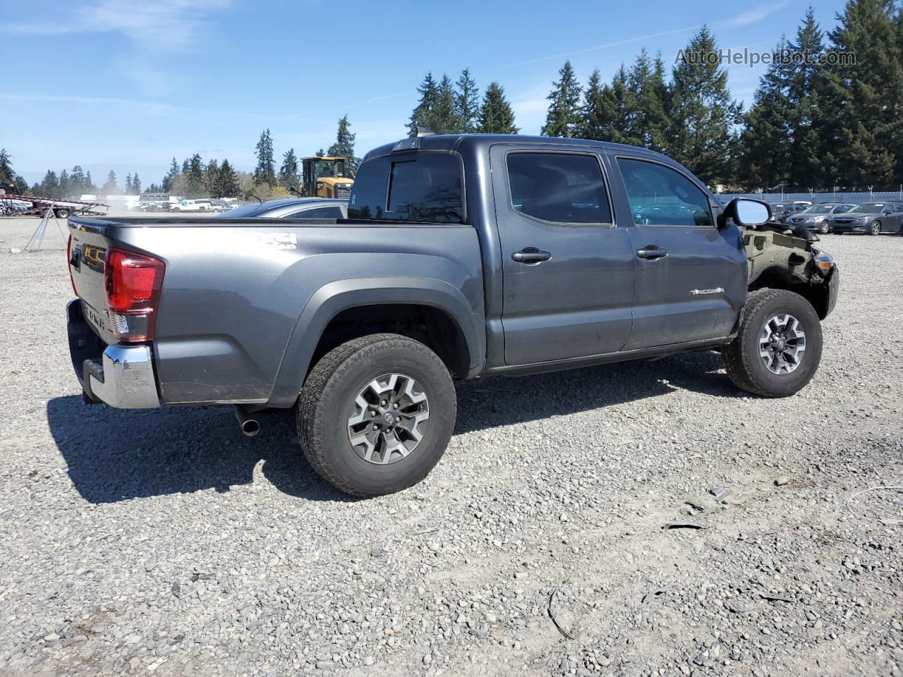 2019 Toyota Tacoma Double Cab Charcoal vin: 3TMCZ5ANXKM283551