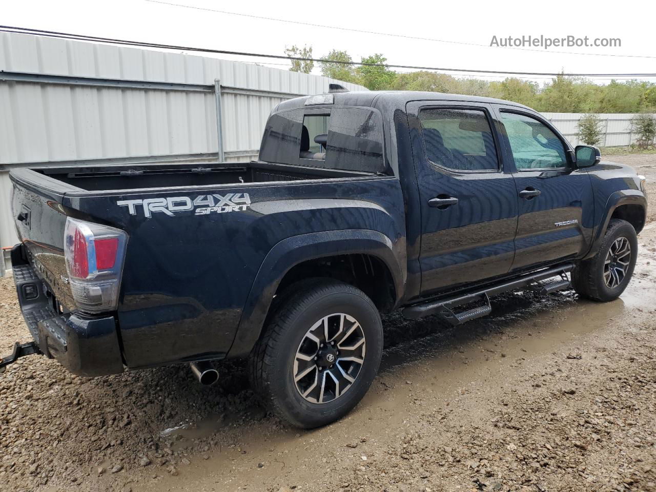 2020 Toyota Tacoma Double Cab Черный vin: 3TMCZ5ANXLM295118