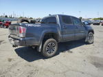 2020 Toyota Tacoma Double Cab Gray vin: 3TMCZ5ANXLM344592