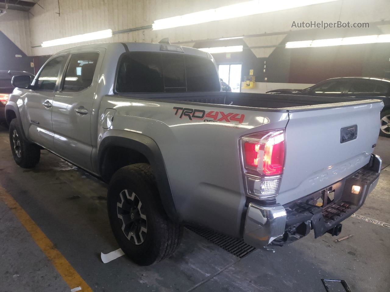 2020 Toyota Tacoma Double Cab Gray vin: 3TMCZ5ANXLM345547