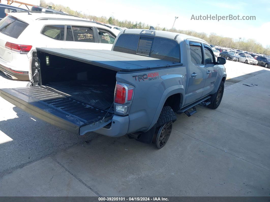 2020 Toyota Tacoma Trd Sport Gray vin: 3TMCZ5ANXLM367919