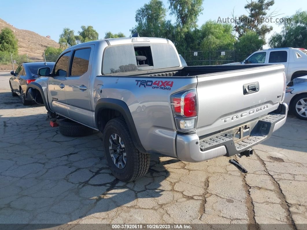 2021 Toyota Tacoma Trd Off-road Silver vin: 3TMCZ5ANXMM384642