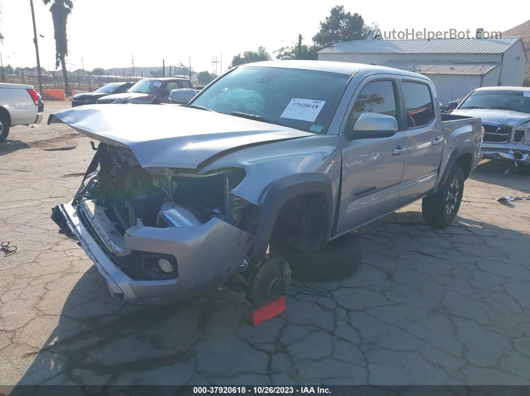 2021 Toyota Tacoma Trd Off-road Silver vin: 3TMCZ5ANXMM384642