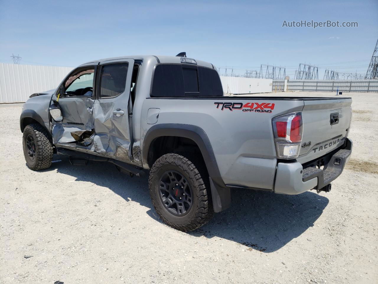 2021 Toyota Tacoma Double Cab Gray vin: 3TMCZ5ANXMM392904