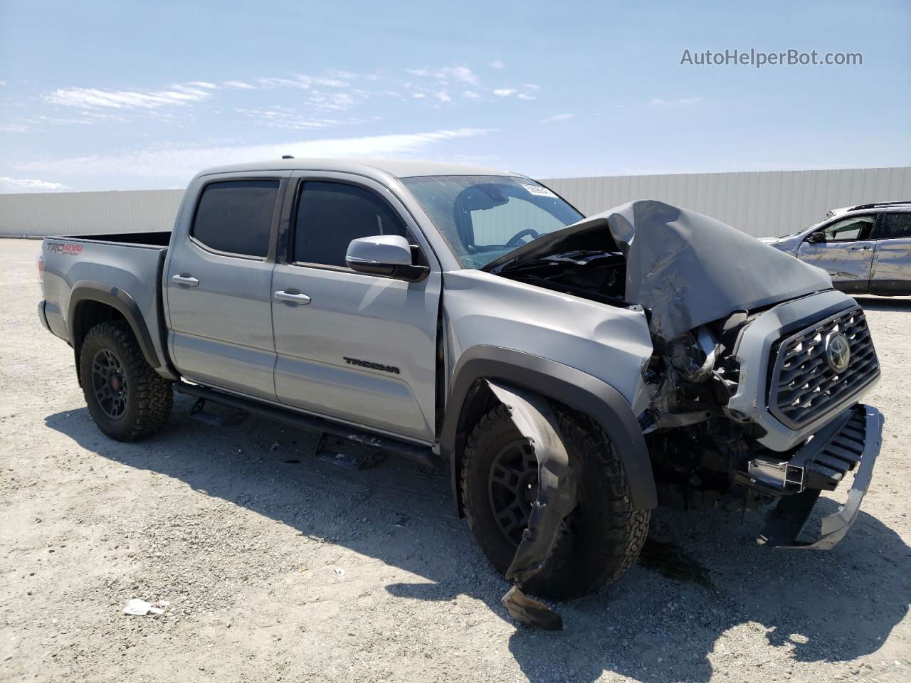 2021 Toyota Tacoma Double Cab Серый vin: 3TMCZ5ANXMM392904