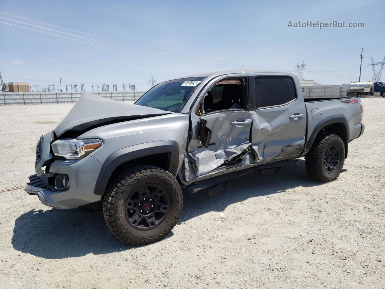 2021 Toyota Tacoma Double Cab Серый vin: 3TMCZ5ANXMM392904