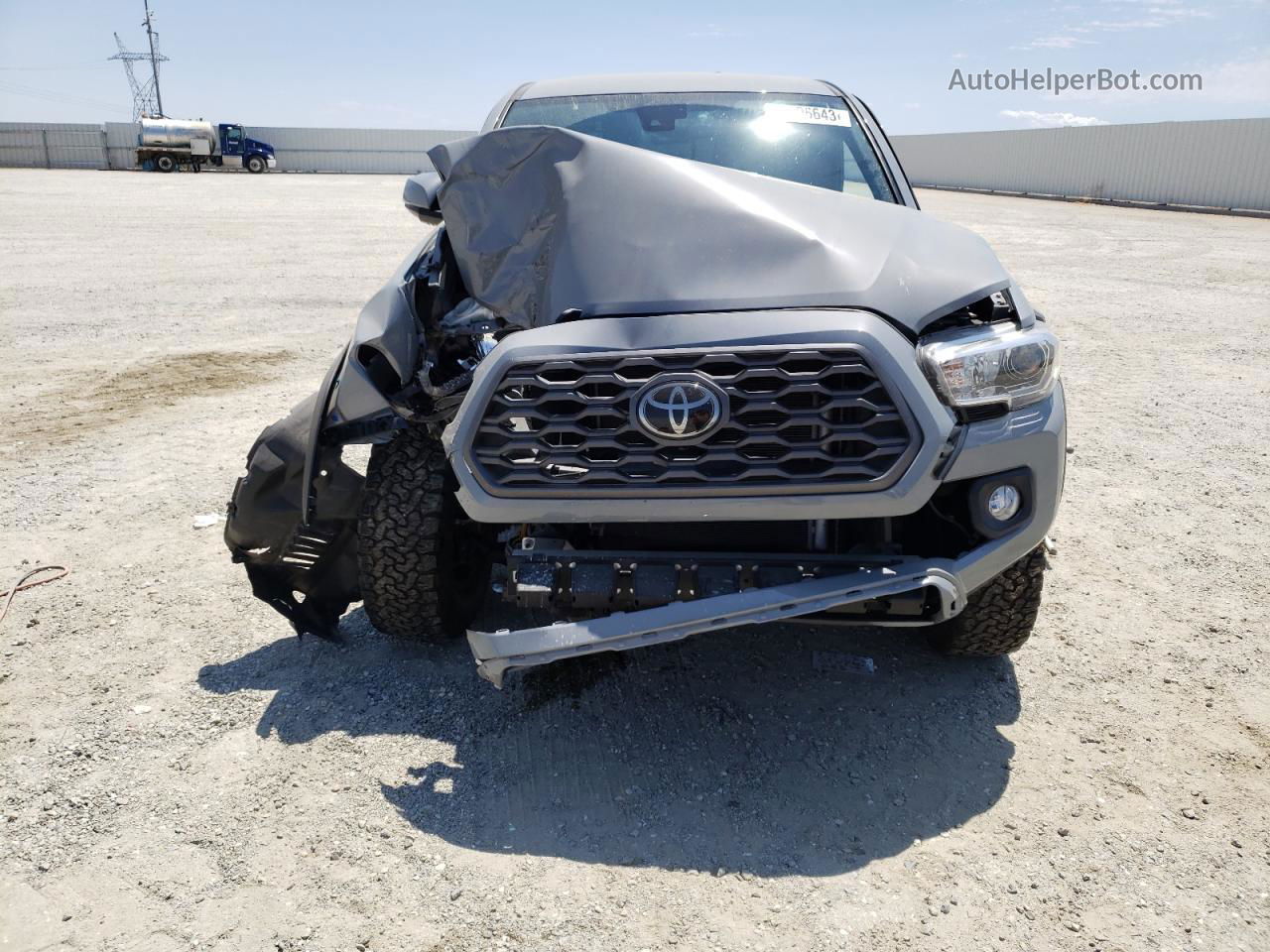 2021 Toyota Tacoma Double Cab Серый vin: 3TMCZ5ANXMM392904