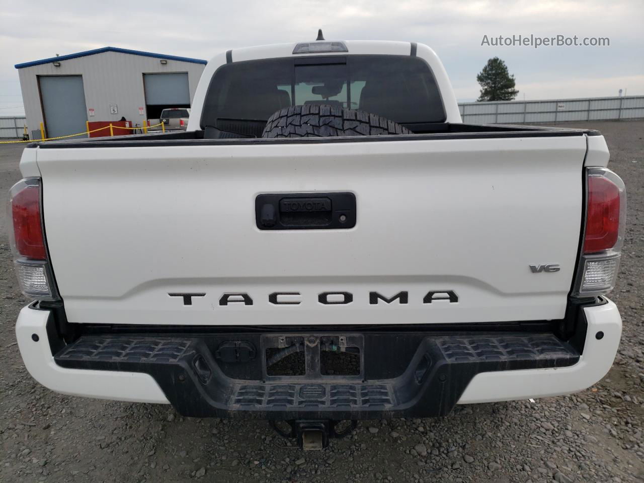 2021 Toyota Tacoma Double Cab White vin: 3TMCZ5ANXMM405215