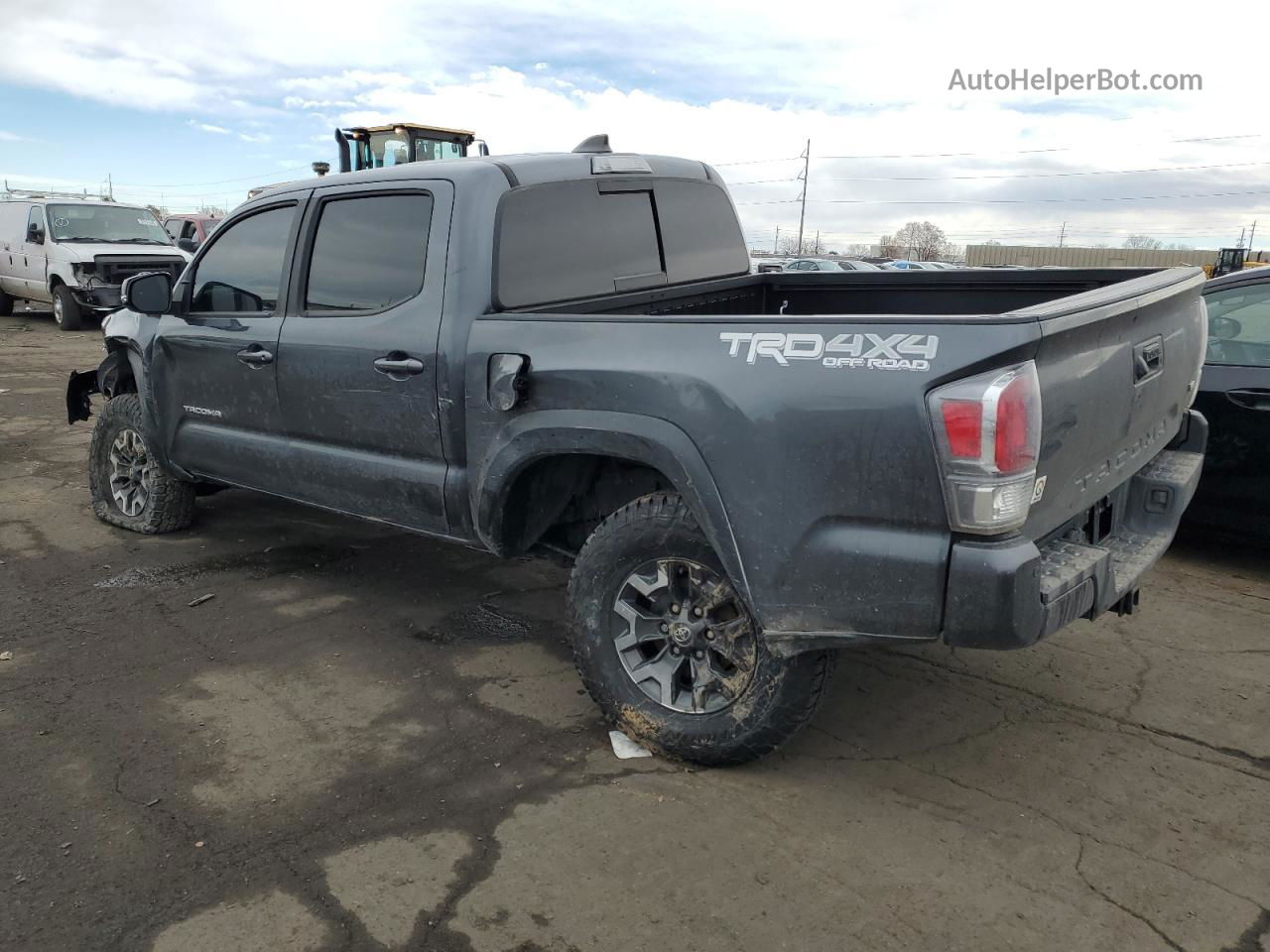 2021 Toyota Tacoma Double Cab Gray vin: 3TMCZ5ANXMM443611