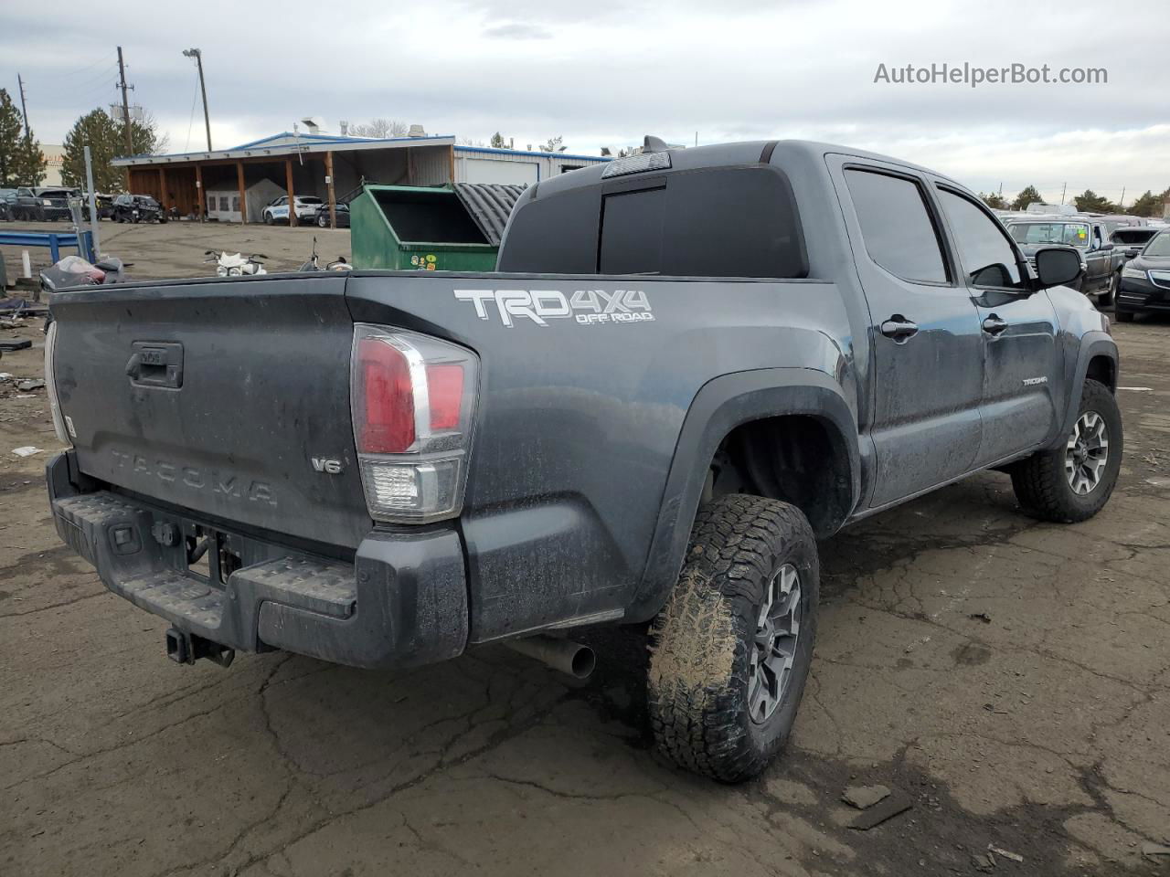 2021 Toyota Tacoma Double Cab Gray vin: 3TMCZ5ANXMM443611