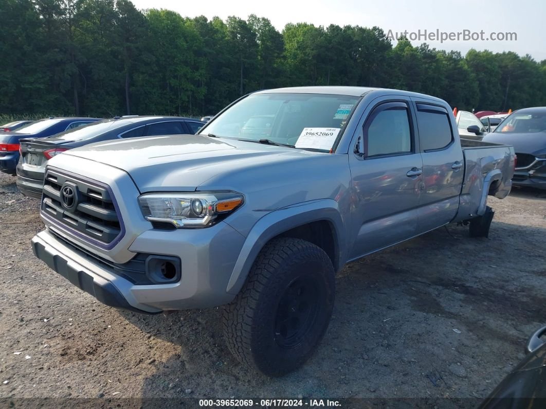 2017 Toyota Tacoma Sr5 V6 Silver vin: 3TMDZ5BN0HM021310