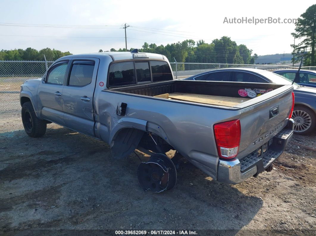 2017 Toyota Tacoma Sr5 V6 Silver vin: 3TMDZ5BN0HM021310