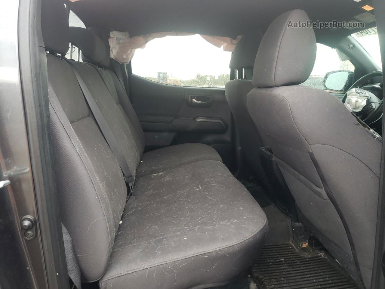 2017 Toyota Tacoma Double Cab Gray vin: 3TMDZ5BN0HM035918