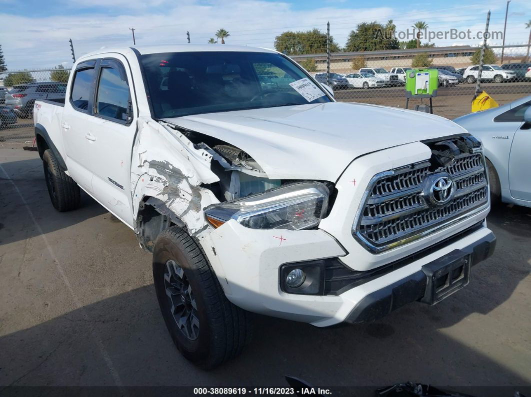 2017 Toyota Tacoma Trd Off Road White vin: 3TMDZ5BN0HM036051