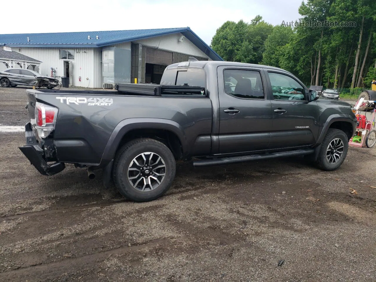 2020 Toyota Tacoma Double Cab Gray vin: 3TMDZ5BN0LM088501