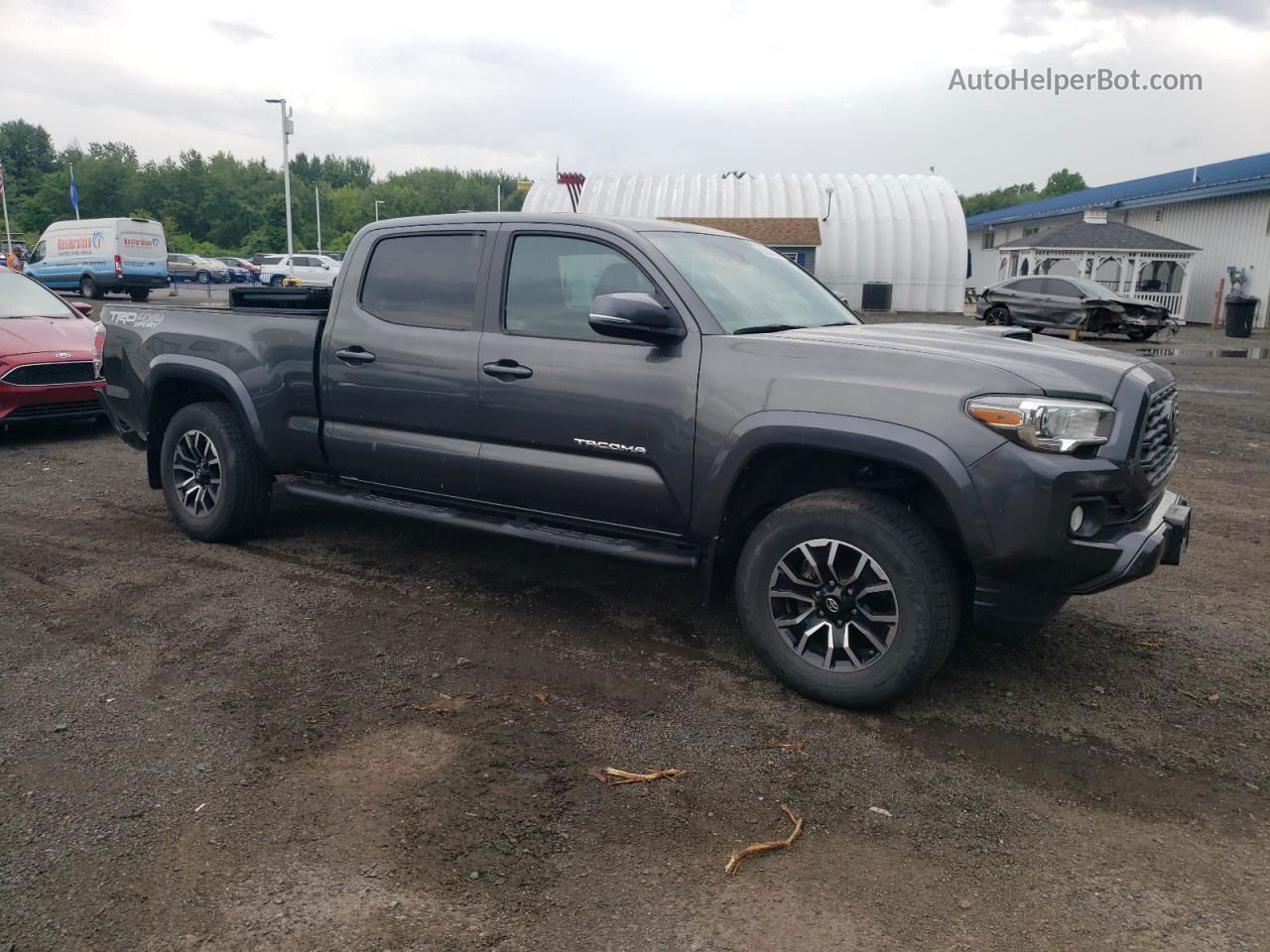 2020 Toyota Tacoma Double Cab Gray vin: 3TMDZ5BN0LM088501