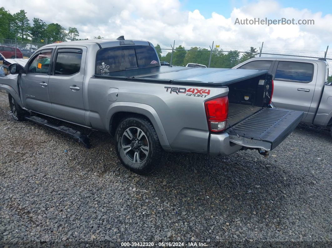 2017 Toyota Tacoma Trd Sport Silver vin: 3TMDZ5BN1HM013720