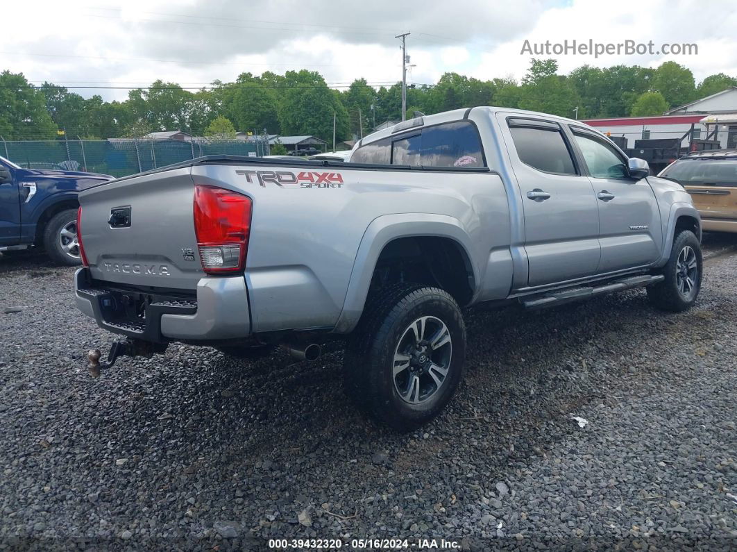 2017 Toyota Tacoma Trd Sport Silver vin: 3TMDZ5BN1HM013720