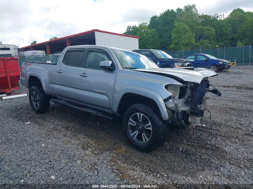 2017 Toyota Tacoma Trd Sport Silver vin: 3TMDZ5BN1HM013720