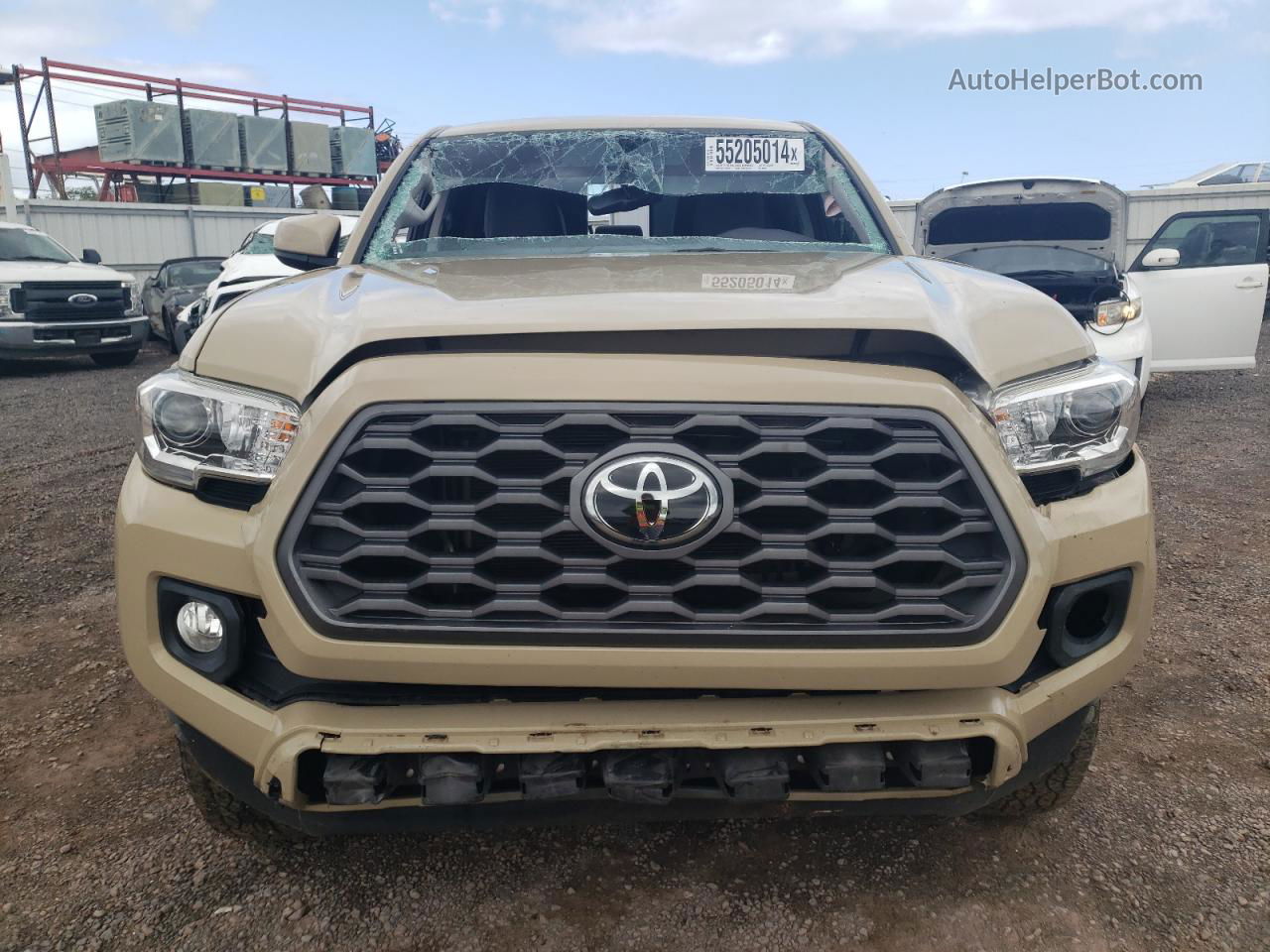 2017 Toyota Tacoma Double Cab Tan vin: 3TMDZ5BN1HM024698