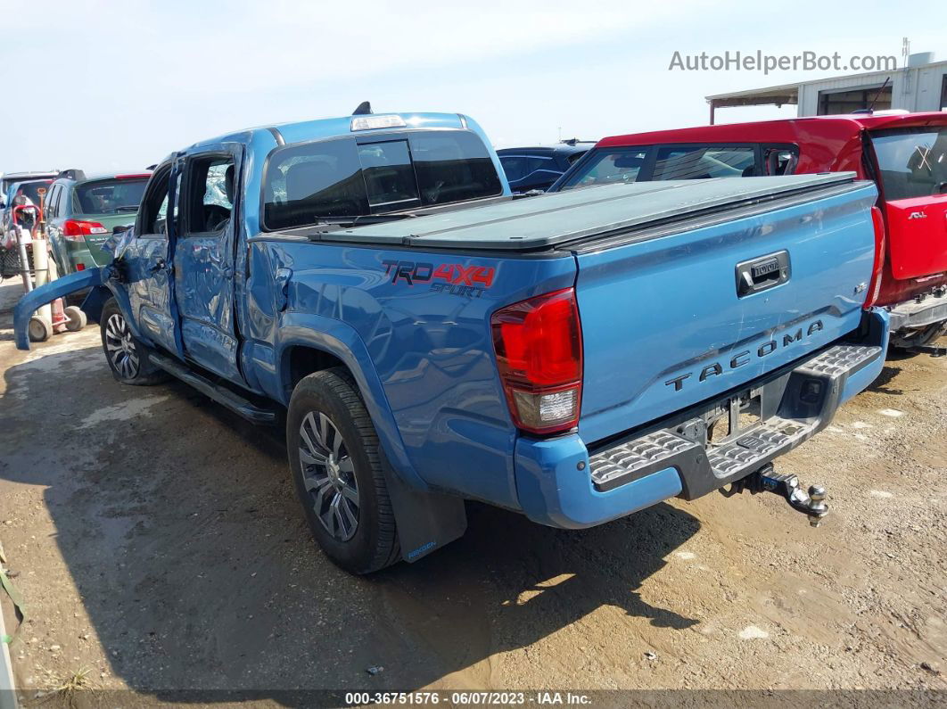 2019 Toyota Tacoma 4wd Sr5/trd Sport Blue vin: 3TMDZ5BN1KM055179