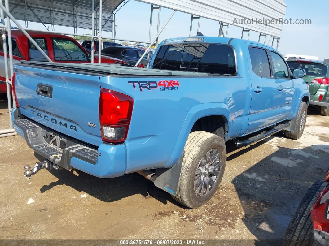 2019 Toyota Tacoma 4wd Sr5/trd Sport Blue vin: 3TMDZ5BN1KM055179