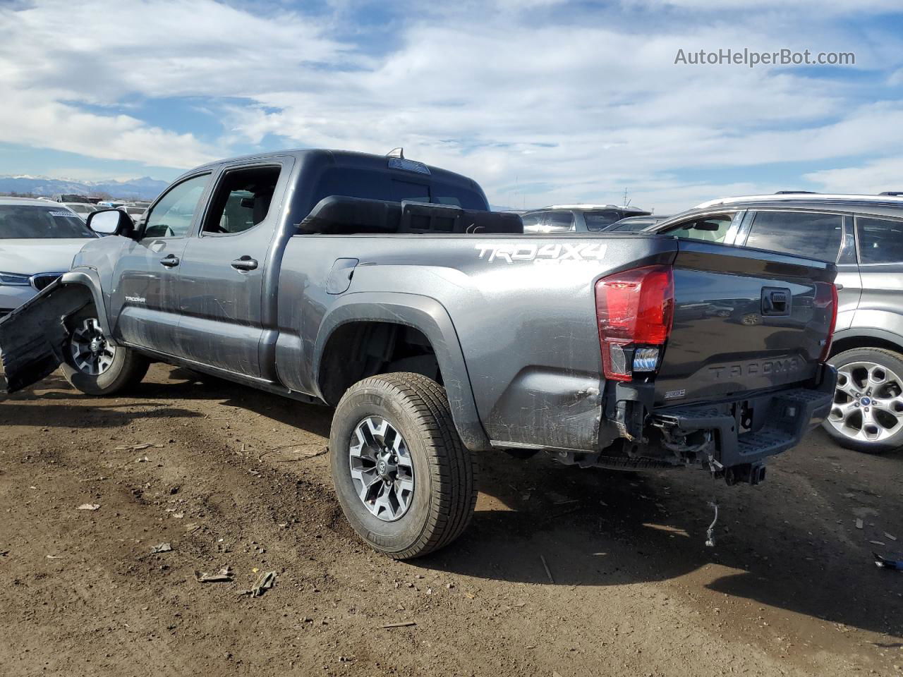 2019 Toyota Tacoma Double Cab Gray vin: 3TMDZ5BN1KM078753