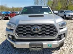 2020 Toyota Tacoma Double Cab Silver vin: 3TMDZ5BN1LM094291