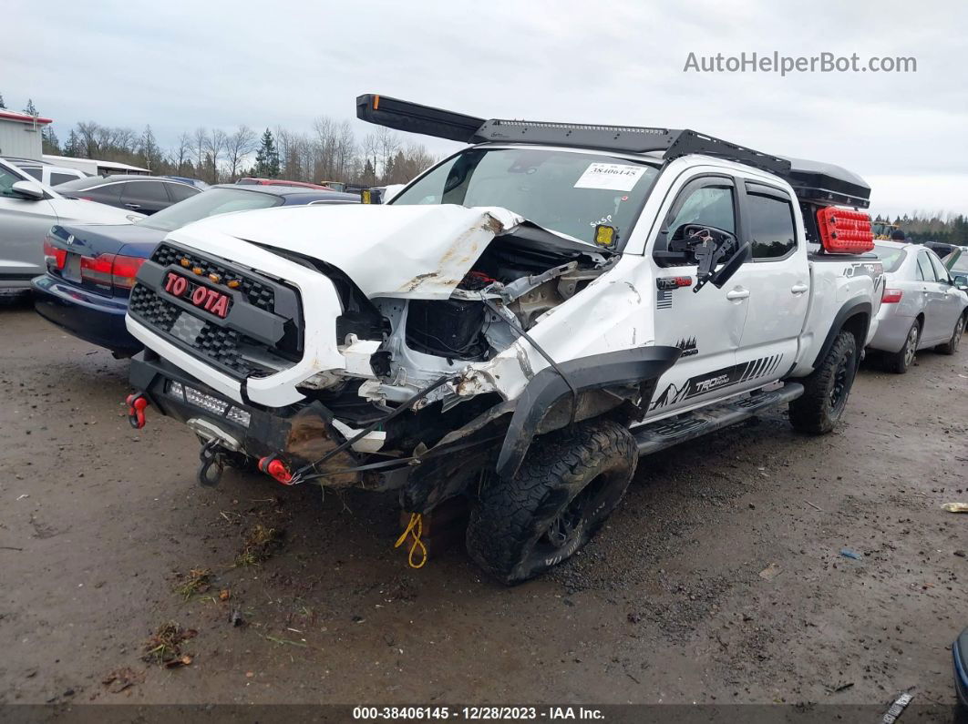 2020 Toyota Tacoma Trd Off-road White vin: 3TMDZ5BN1LM097353