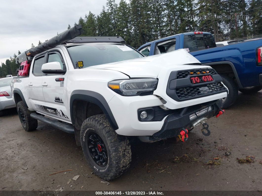 2020 Toyota Tacoma Trd Off-road White vin: 3TMDZ5BN1LM097353