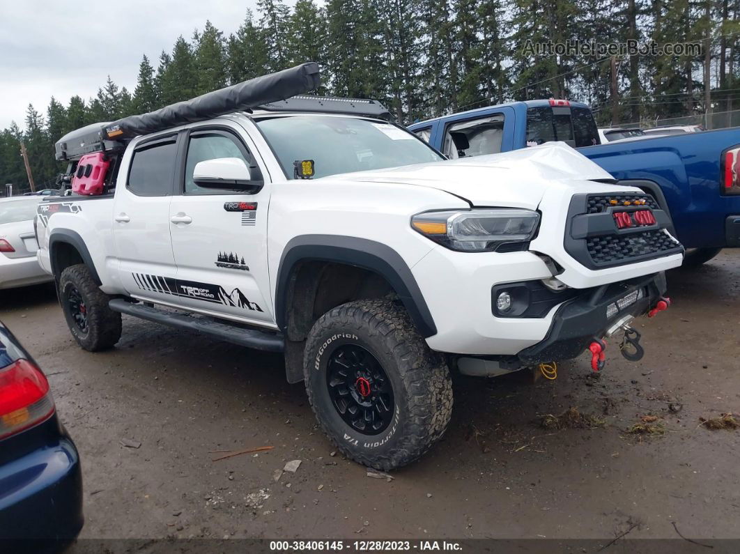 2020 Toyota Tacoma Trd Off-road White vin: 3TMDZ5BN1LM097353