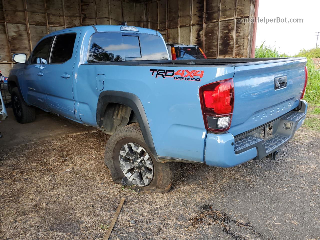 2019 Toyota Tacoma Double Cab Blue vin: 3TMDZ5BN2KM058625