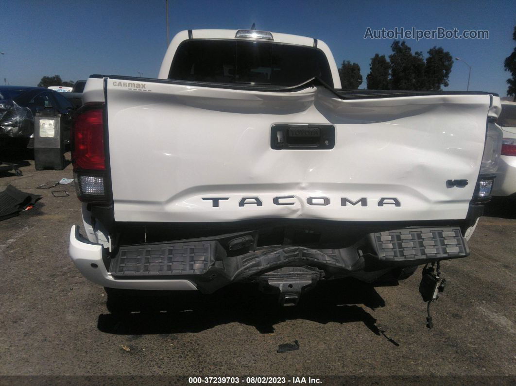 2019 Toyota Tacoma 4wd Sr5/trd Sport White vin: 3TMDZ5BN2KM060732