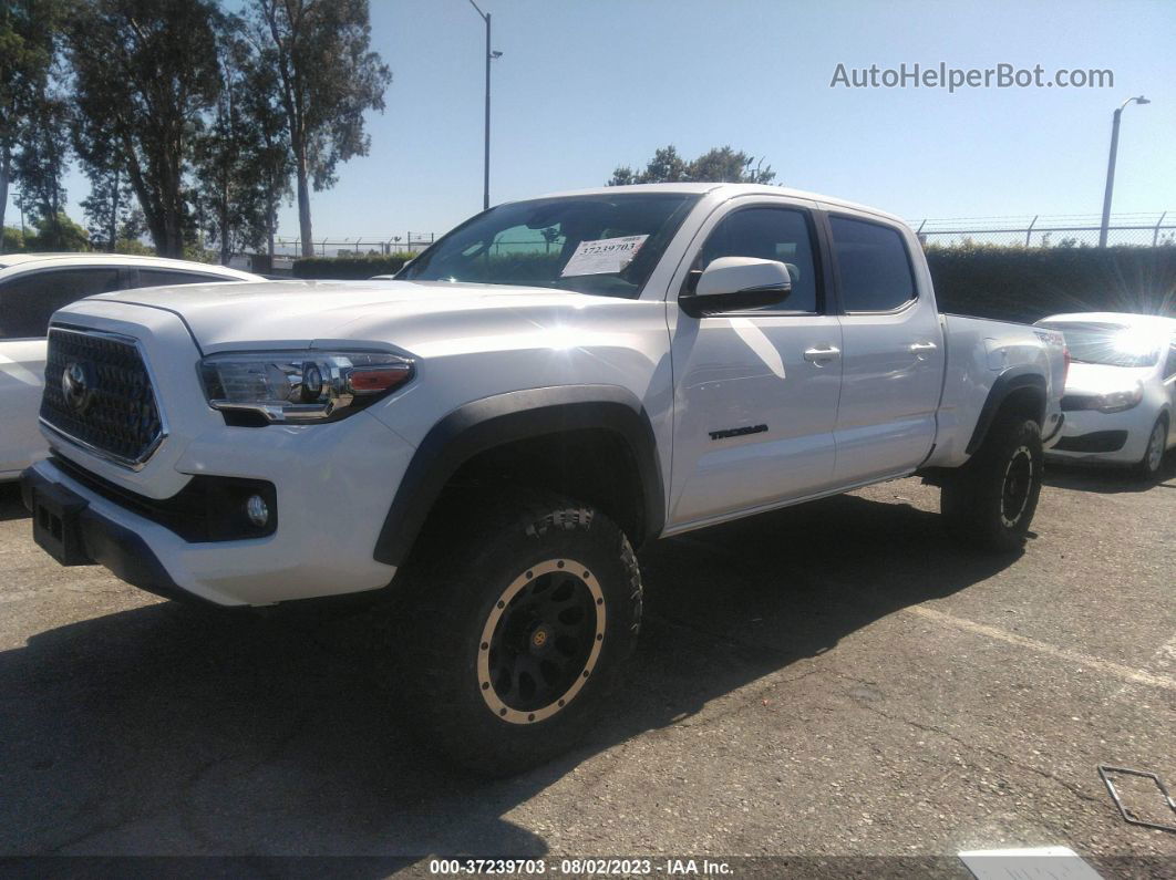 2019 Toyota Tacoma 4wd Sr5/trd Sport White vin: 3TMDZ5BN2KM060732