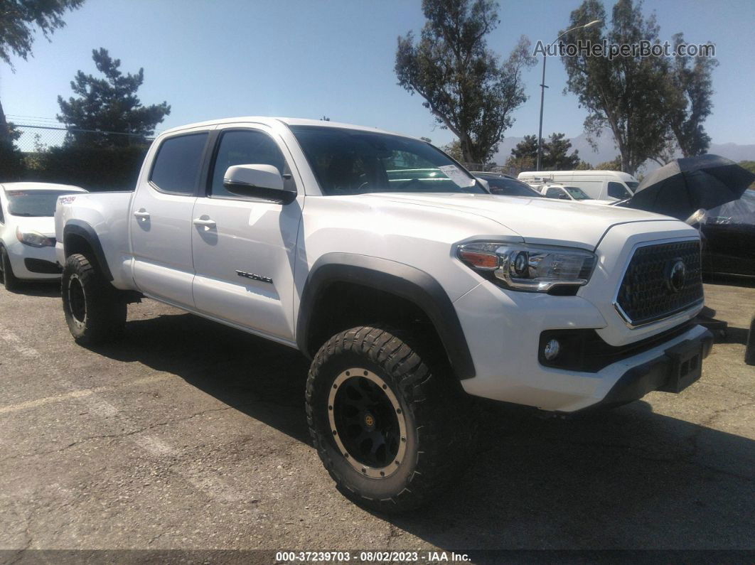 2019 Toyota Tacoma 4wd Sr5/trd Sport White vin: 3TMDZ5BN2KM060732